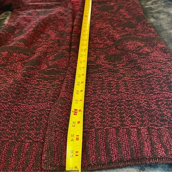 NWT J. Jill Tapestry Cotton Blend Floral Pocket Knit Moody Bordeaux Cardigan S - Picture 12 of 13